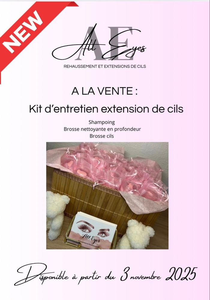 Kit d’entretien extensions de cils