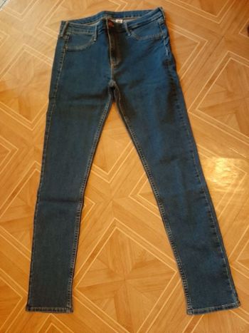 Jean skinny taille 42 bleu