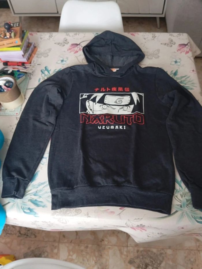 Sweat Naruto Shippuden gris t s
