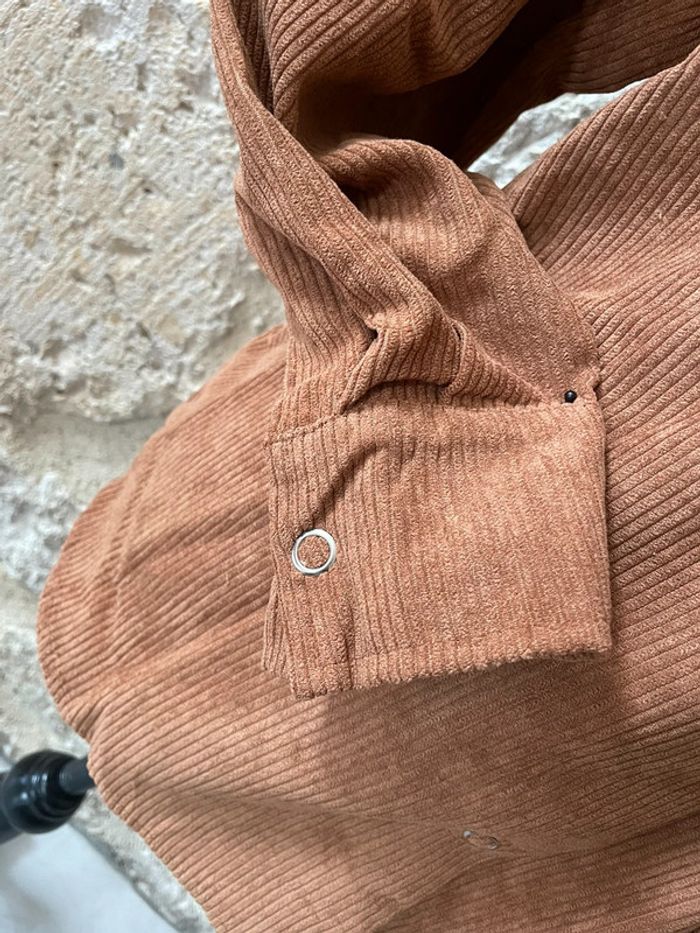 Veste chemise côtelé printemps femme - photo numéro 4