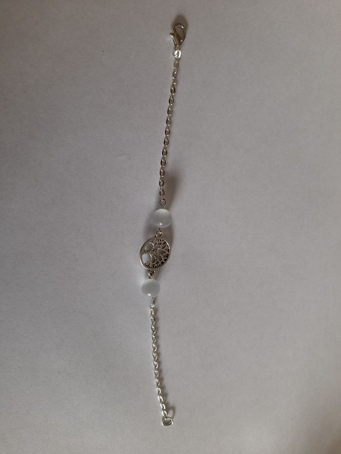 Bracelet pierre de lune et arbre de vie - photo numéro 5