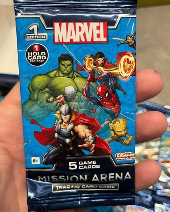 23 sachets cartes à collectionner Marvel Mission Arena neufs scellés - photo numéro 3