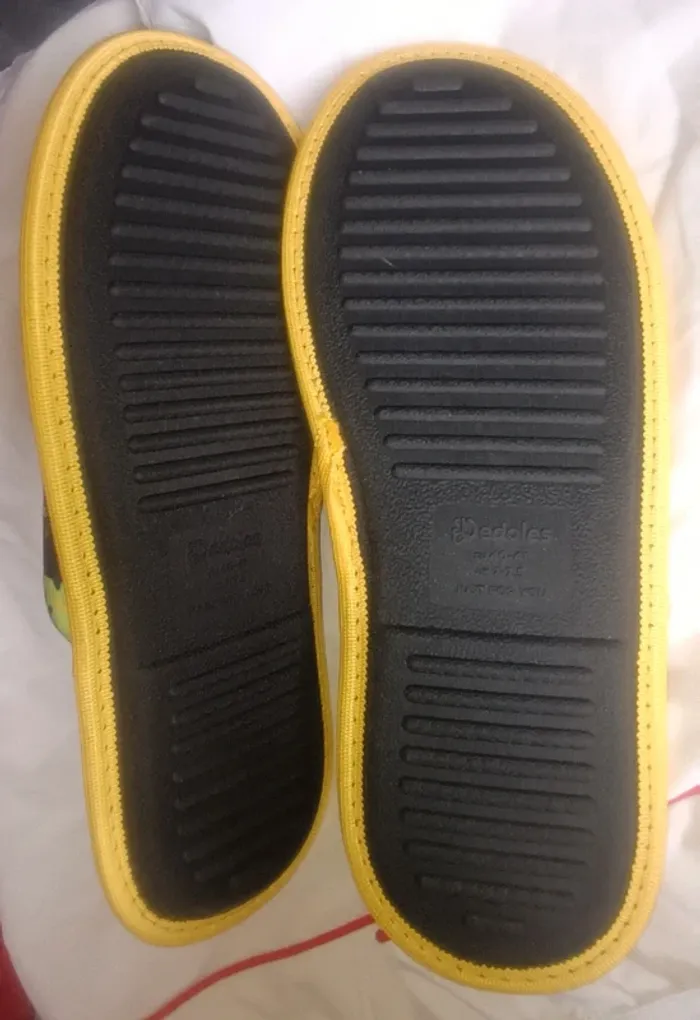 Pantoufles jaunes tigre dedoles - photo numéro 5
