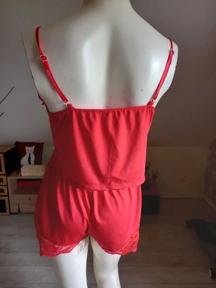 Pyjama rouge taille M - photo numéro 8