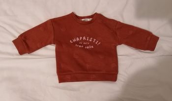 Pull marron fille 3 mois d