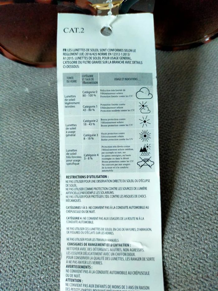 Lunettes de soleil œil de chat rose écaille – Neuves avec étiquette - photo numéro 11