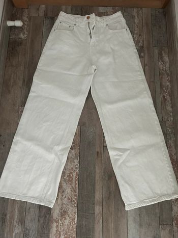Jean wide leg blanc