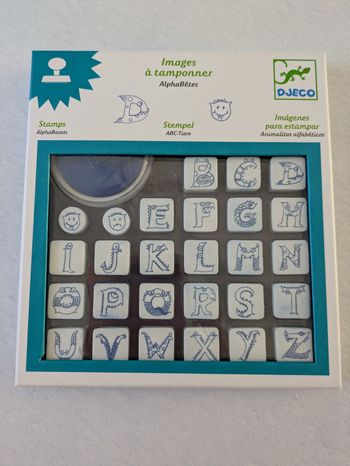 Images à tamponner alphabêtes Djeco