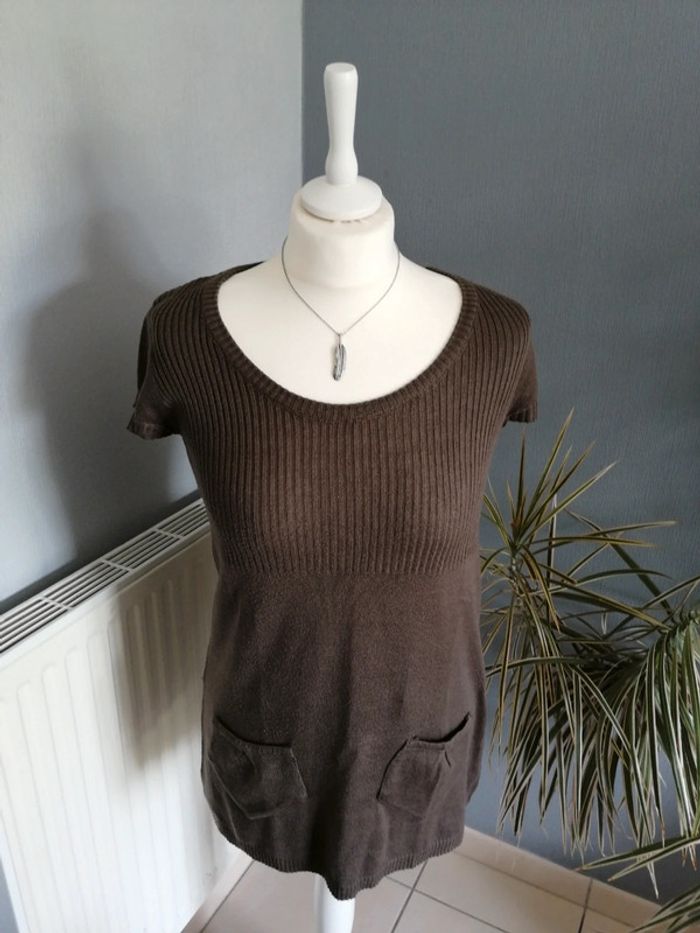 Pull manche courte Bonobo