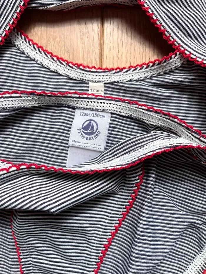 Maillot de bain 2 pièces milleraies - Petit Bateau - 12 ans - photo numéro 3
