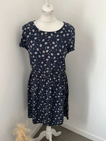 Robe bleue à motifs bizzbee M