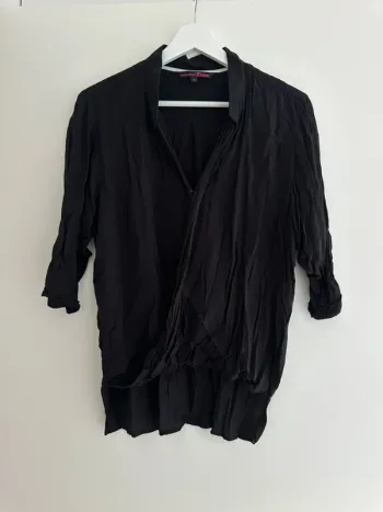 Haut noir Tom Tailor femme taille S chic