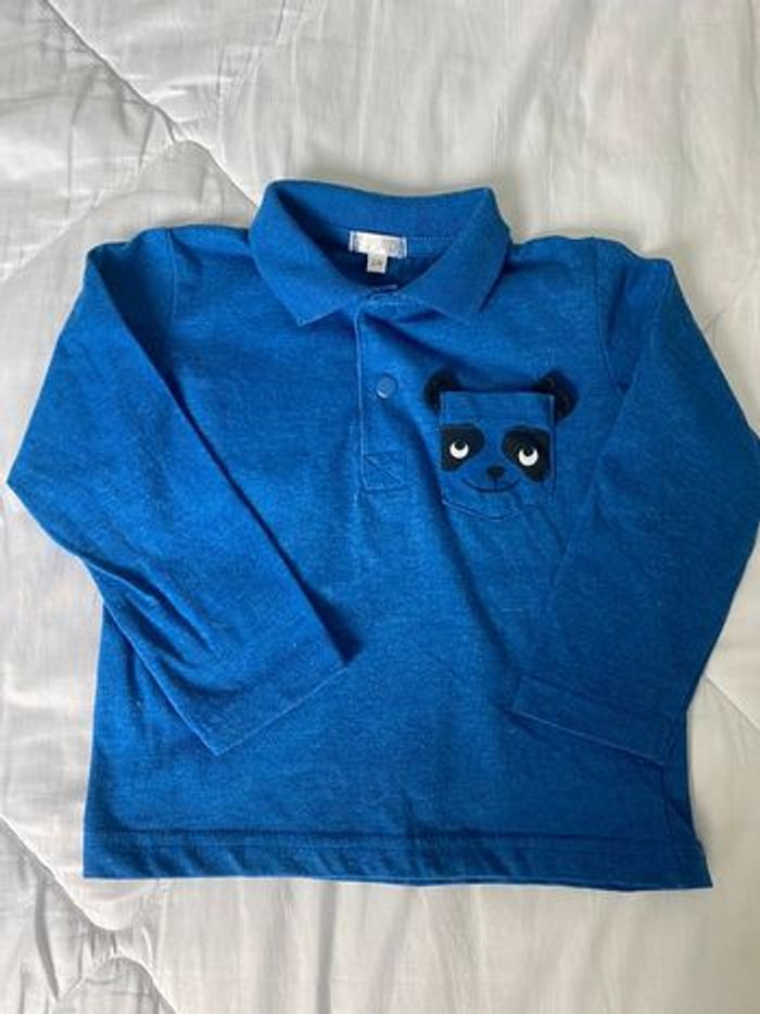 Joli polo panda 23 mois