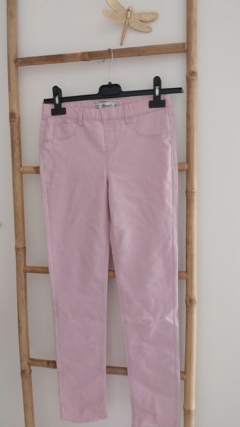 Jegging/ jean slim coton rose by Denim Co Neuf 10/ 11 ans