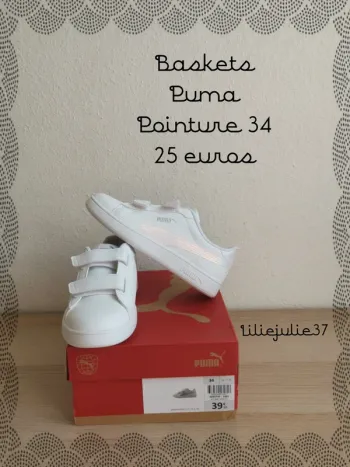 Baskets Puma pointure 34