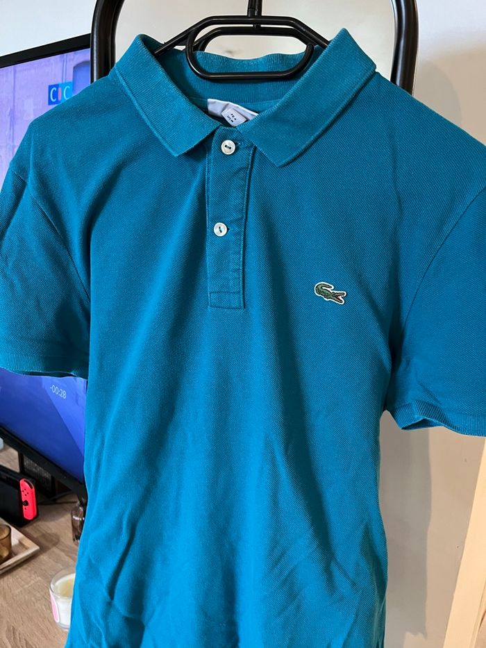 Polo Lacoste bleu - photo numéro 2