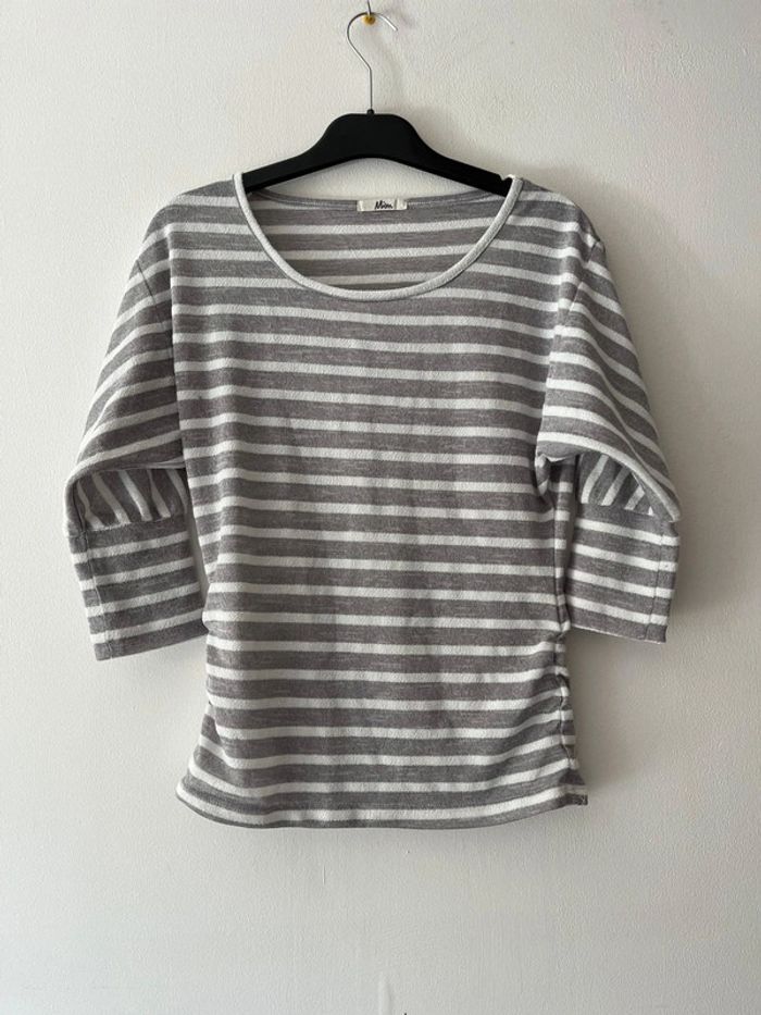 🤍 Magnifique pull à rayures Mim Taille M 🤍