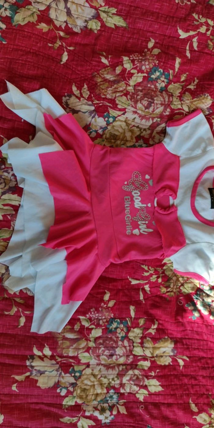 Robe à volants 2 ans