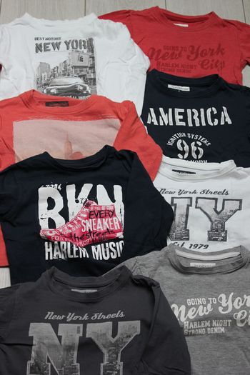 Lot 8 t-shirts à manches longues