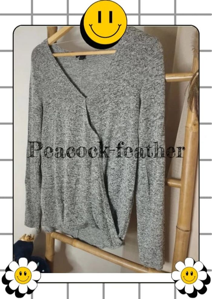 Haut pull gris Jennyfer 38 - photo numéro 2
