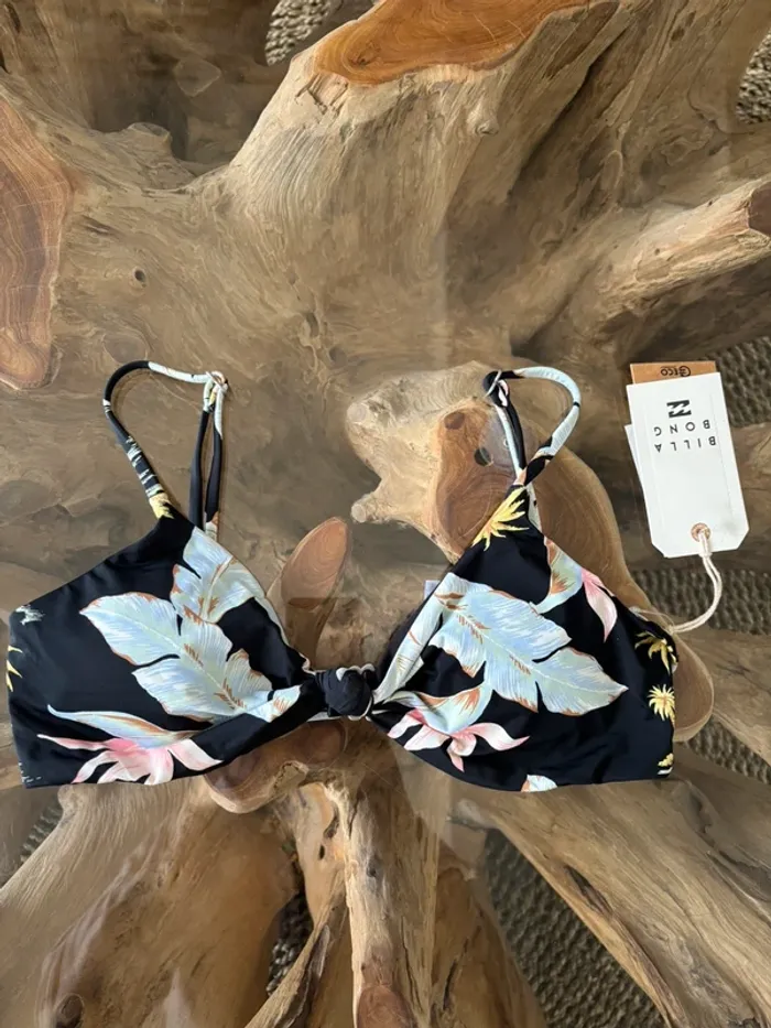 Haut de maillot de bain Billabong femme tropical