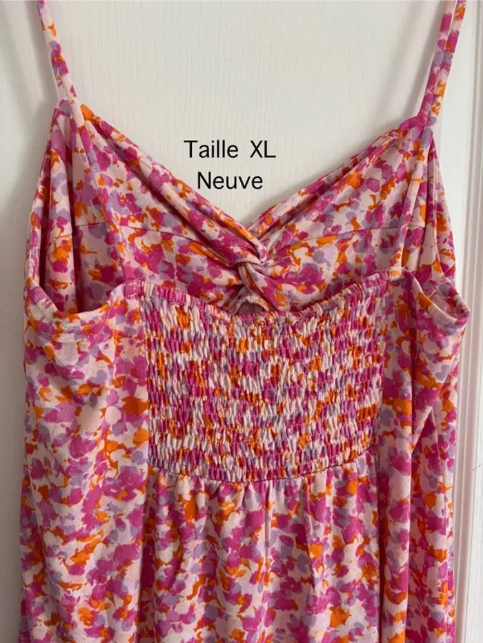 Robe à fleurs rose Mango - photo numéro 5