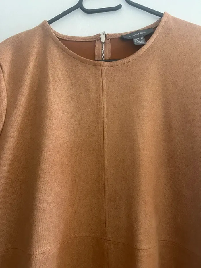 Robe marron effet daim - Neuve - taille 40 🍂 - photo numéro 2