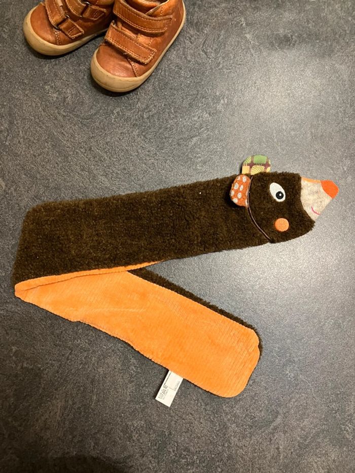 Écharpe ourson chaude fourrure toute douce - photo numéro 2