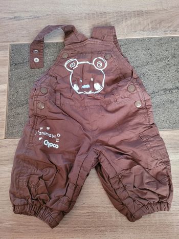 Salopette ouverture entre jambes- petit kimbaloo 1 mois