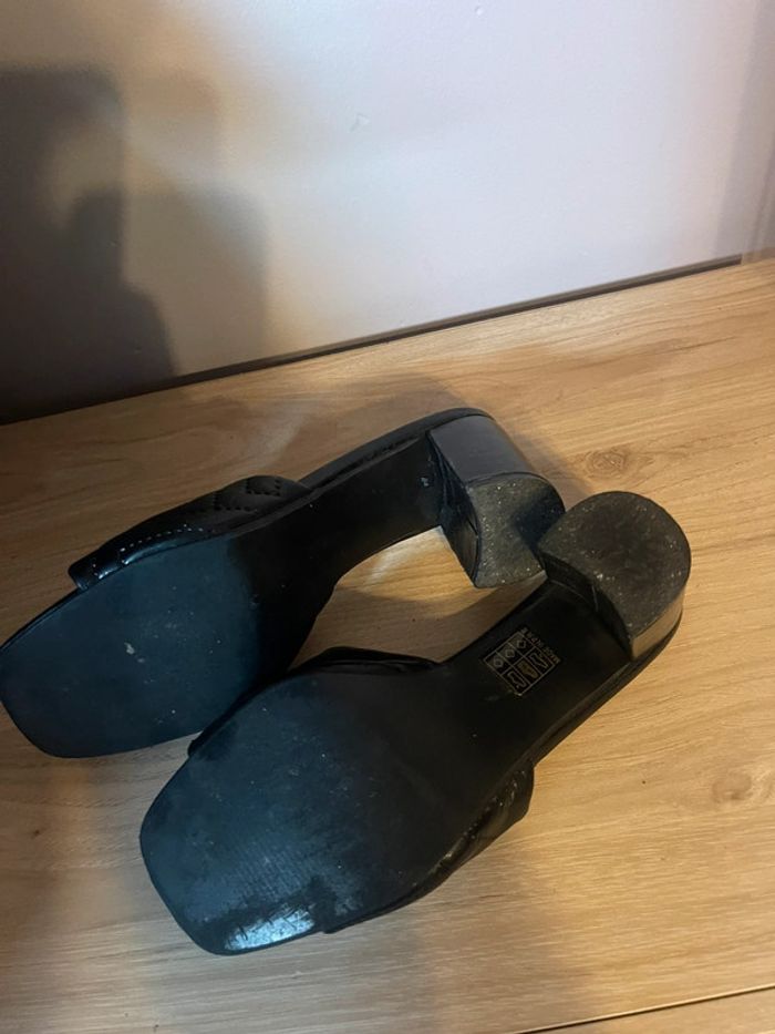 Mules noires confortables et légères - photo numéro 3