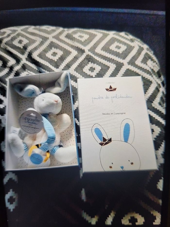 Doudou neuf dans son emballage