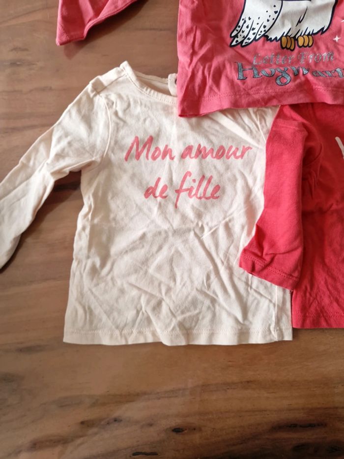 Lot 3 T-shirt 6 mois - photo numéro 3