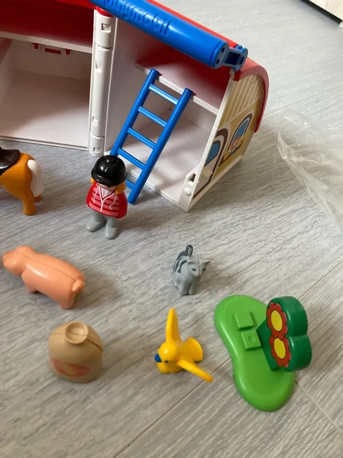 Playmobil 123 6778 ferme transportable - photo numéro 5