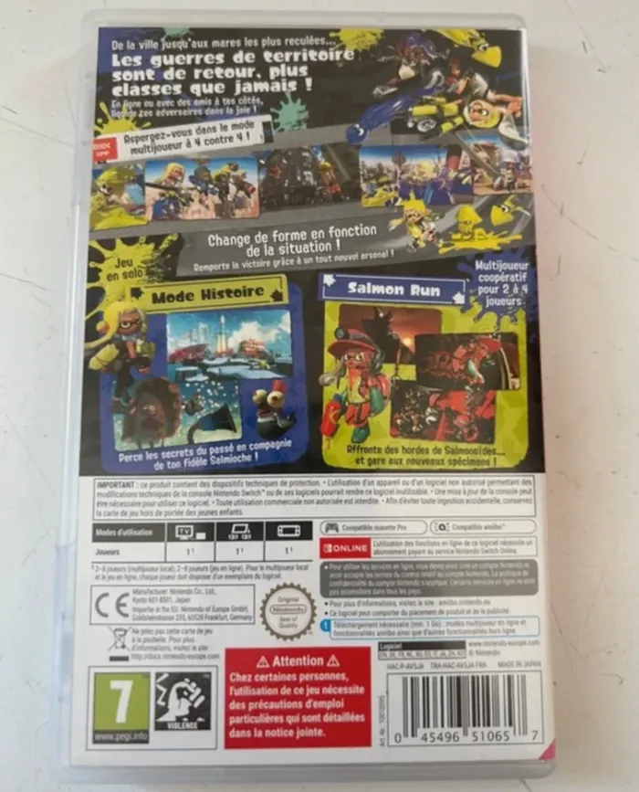 Jeux switch splatoon 3 - photo numéro 2
