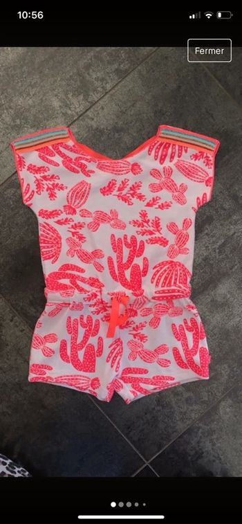 Combishort billieblush 5 ans neuve étiquetée