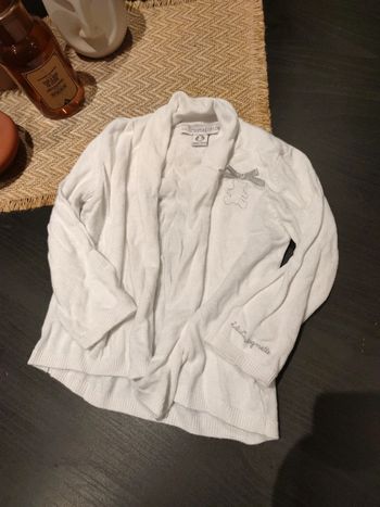 Gilet blanc Lulu castagnette