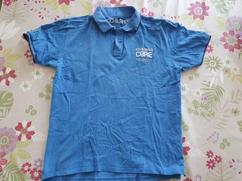 Polo bleu XL