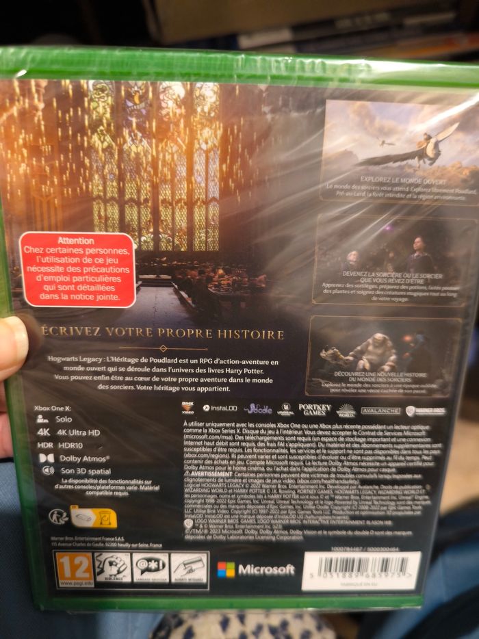 Jeu Xbox one Harry Potter Hogwarts legacy neuf sous blister AB prix ferme hogwartz - photo numéro 2
