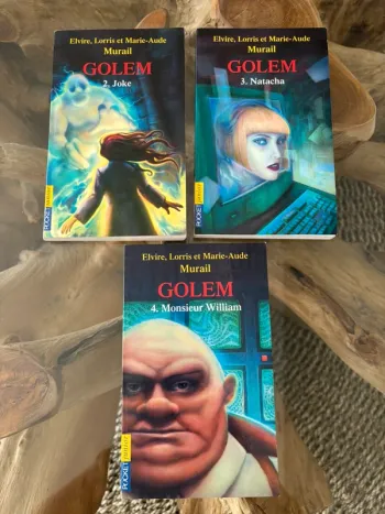Lot de 3 livres de Poche Golem