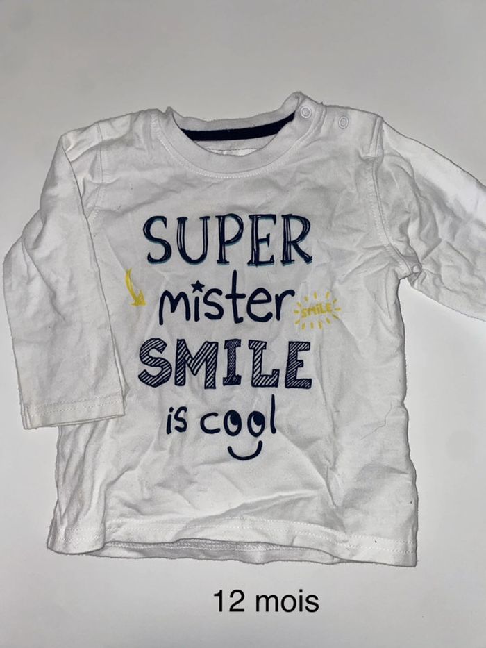 Tee shirt 12 mois