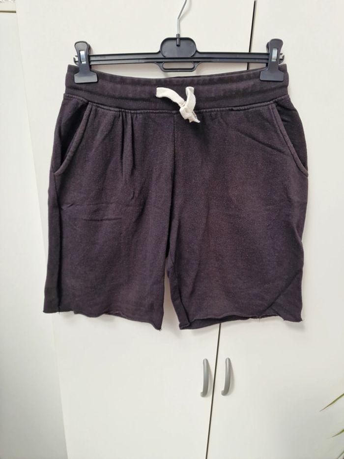 Short Court Noir Drapeau Americain