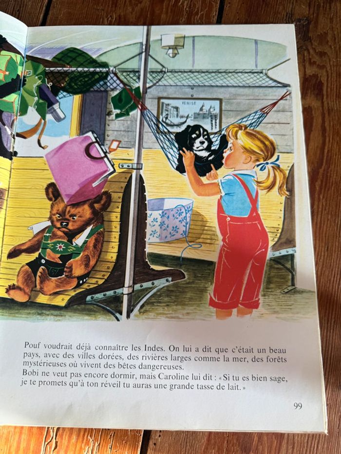 Grand livre ancien très rare Les Aventures de Caroline Pierre Probst Hachette éditions - photo numéro 10