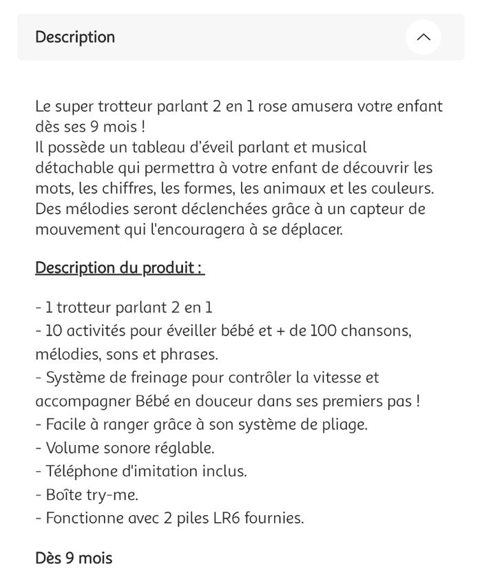 Trotteur - photo numéro 5