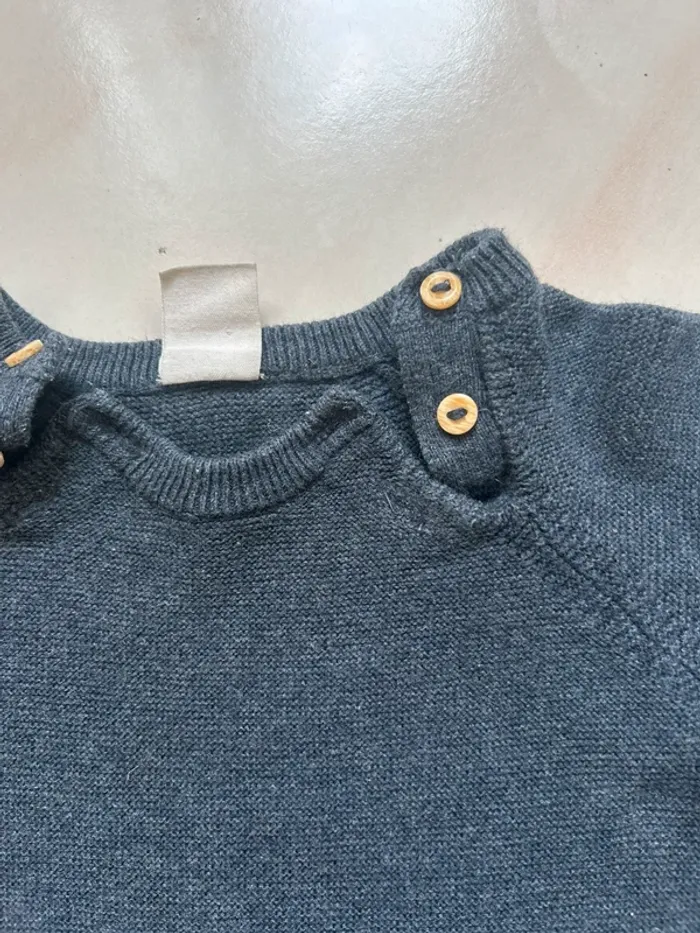 Ensemble en petite maille H&M 12/18 mois - photo numéro 6