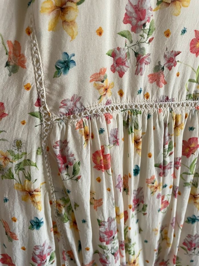 Robe à fleurs à bretelles - photo numéro 2