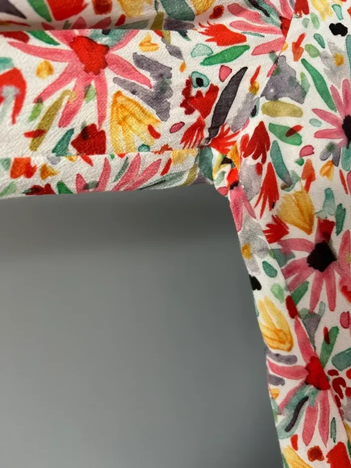 Chemise Sézane Fidji aquarelle T. 38 multicolore fleurs - photo numéro 6