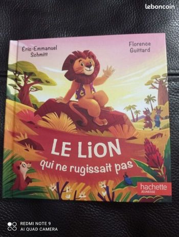 Livre album enfant Mac Do, Le lion qui ne rugissait pas, Éditions Hachette Jeunesse, NEUF