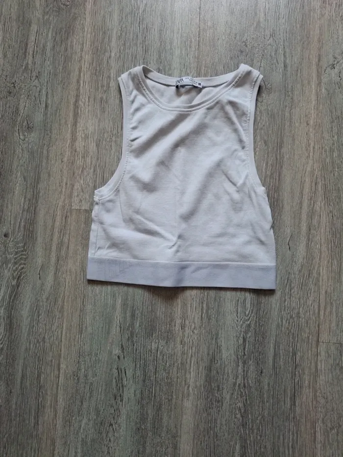 Débardeur Blanc Croc Top - photo numéro 2
