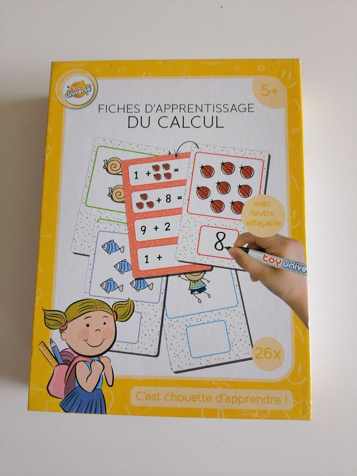 Fiches d'apprentissage du calcul toy universe complet
