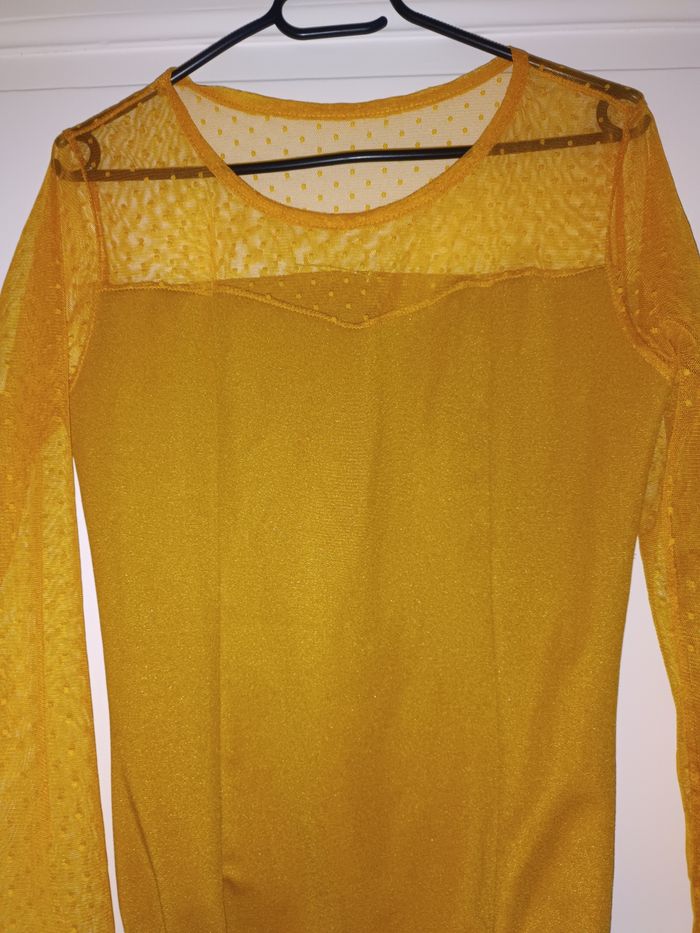 Body moutarde femme TU - photo numéro 6